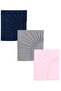 3 Pieces Cotton and Elastic 60 X 120 X 15 cm Combed Cotton Baby Bedsheet