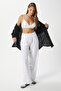 Women's Lana Linen Cotton White Palazzo Pants
