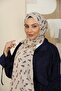 شال مزين برباط صغير - هيكل خفيف الوزن لا يرغب في الكي، نسيج خاص يسمح بالتهوية، مقاس كبير، رفيع ودقيق - 2