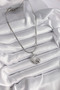 316L Steel Silver Color Italian Chain Zircon Stone Halil Figure Heart Detail Women's Necklace - Tj-Bko9590 - 2
