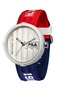 Adult Unisex Analog Watch, Red/Blue 38-338-103, 40 mm - 2