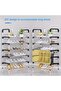 Household Steel Pipe Shoe Rack Dormitory 5-layer Dustproof Shoe Cabinet Storage Rack - 5