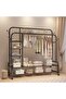 Multi Function Double Pole Clothes Stands & Shoe Racks - 3