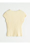 Women's Body High Neck Trend Yellow - 6