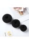 Doughnut Hair Curler Various Size Black Elastic Hair Donut Decoration Girls Women Thick Hair Donut B - 2