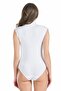 Turtleneck Snap Fastener Body 319 White - 2