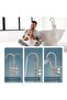 Floor Mount Bathtub Faucet Freestanding Tub Filler Standing High Flow Shower Faucets Shower M - 3