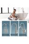 Aolemi Floor Mount Bathtub Faucet Freestanding Tub Filler Standing High Flow Shower Faucets Shower M - 6