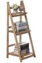 FFD 3-Tier Wooden Ladder Plant Stand – Foldable Indoor Shelf for Flowers, Books & Decor - 7