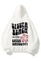 Unisex Siesta Beach White Sweatshirt Hoodie