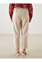 Carrot Cut Women's Trousers with Elastic Waist - 6