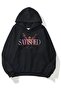 Satisfied Unisex Sweatshirt Hoodie Black