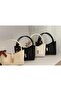 Women's Chain Strap Scarf Detailed Zippered Shoulder and Hand Bag – Tracking Detachable Strap - 2
