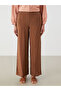 Nevavm Women's Patterned Trousers with Elastic Waist - 2