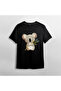 Cute Koala Unisex 100% Cotton Crew Neck T-Shirt Model 1 - 2