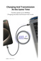 كيبل لانيكس LS50CC مضفر 1متر شحن سريع 100 واط USB-C إلى USB-C متوافق مع أجهزة تايب سي وايفون 15-16 - 4