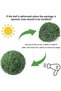 FFD 45cm Artificial Topiary Ball Indoor Outdoor Fake Boxwood Plant Decorative Balls Faux Plants - 5