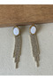 316 L Surgical Steel Stone Dangle Zircon Stone Evening Dress Steel Earrings