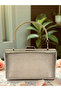 Gold Color Laser Snake Pattern Women's Evening Dress Bag Evening Bag Wedding Engagement Portfolio - 3