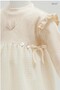 100% Cotton Baby Girl Dress with Ruffle Heart Detail (1-12 Months) - 2