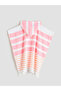 Pink Tasseled Girl's Poncho Beach Towel - 5