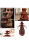 Mini Chocolate Fountain Three Layers Creative Design Chocolate Melt With Heating Fondue - 6