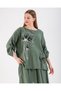 Women's Various Printed Bluz Skirt Set - 5