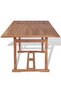 Garden Table 180x90x75 cm Solid Teak Wood - 2
