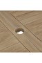 Folding Garden Table Grey 120x70x75 cm Solid Wood Teak - 5