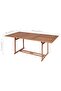 Garden Table 180x90x75 cm Solid Teak Wood - 3