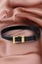 Williampolo Genuine Leather Gold Buckle Women's Belt - 5