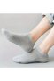 24 Pairs Unisex Cotton Daily Sweatproof Sports Booties Socks Set Black-White-Grey - 4