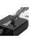 Cablu USB-A superior - micro USB 2A 2 m - negru - 5