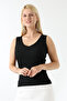    Women's V-Neck Knitwear Blouse - 2