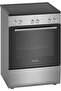 66L Freestanding Electric Cooker, 4 Zones, 3D Hotair, EcoClean Direct - Black