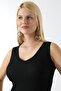    Women's V-Neck Knitwear Blouse - 5