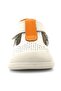 Shaun Genuine Leather Beige Orange Velcro Anatomical Baby Sandals - 4