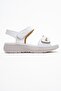 Women's Double Velcro Sandals White - 2