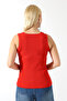    Women's V-Neck Knitwear Blouse - 8