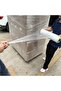 1Pcs plastic film roll kitchen roll Clear Stretch Film Wrap, 500mm Wide 3 kg Roll Heavy Duty Plastic - 8