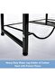 5 Gallon Water Jug Rack (Black)，4-Tier Water Jug Holder Storage Rack for 8 Bottles - 7