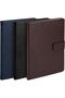 96-Sheets 80GSM Leather Cover Notebook, A5 Size, Black - 3