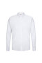 White Comfort Fit 100% Cotton Button-Down Collar Long Sleeve Casual Shirt