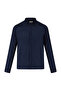 Navy Blue Comfort Fit 100% Linen Button Collar Long Sleeve Linen Shirt