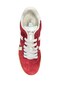 Genuine Leather Lace-Up Casual Sneaker Red Shoes - 3