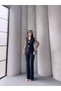 Women's Gold Button Detailed Blazer Vest and Trousers Set – New Season123 - 8