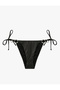 Tie-Up Detailed Ring Buckle Detailed Bikini Bottom