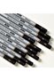 EC391 2H-8B Sketch Pencil Set 12-Pieces, Black - 5