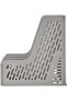 9845 3 Compartment Magazine Holder, Grey - 5