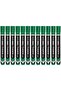 Think 1.5-5 mm Chisel Tip Permanent Marker, Green - 8